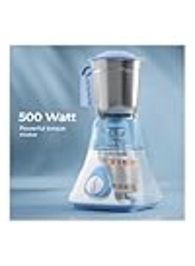 Lifelong Mixer Grinder for Kitchen | Mixer Grinder with 1 Multipurpose Jar, 3-speed Control, Overload Protection & Compact Design | ISI Certified with ABS Body & Stainless Steel Blade (Blue, LLMG11) - Image 4